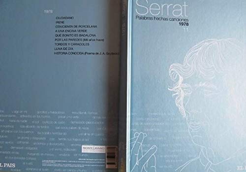 Serrat Palabras hechas canciones 1978 volumen 11 colección el pais - Libro/disco Music
