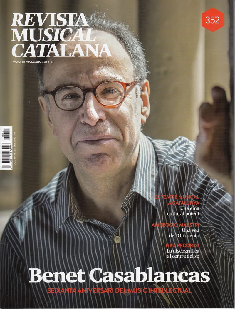 REVISTA MUSICAL CATALANA 352 (Llibres de la Nostra Terra) Arts & Music
