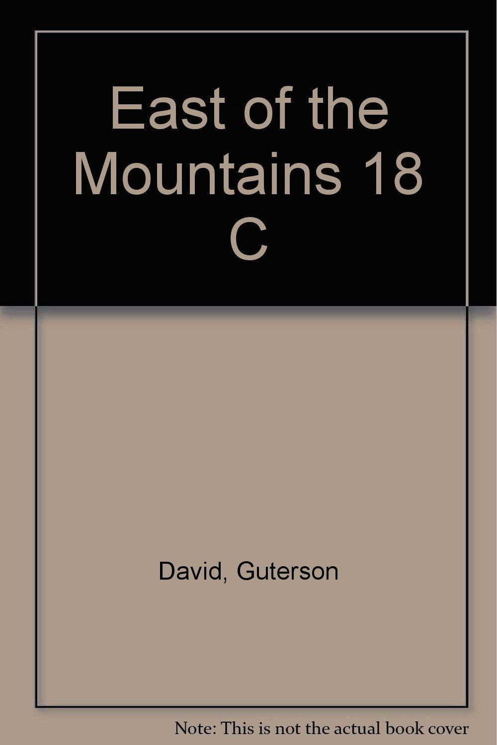 East of the Mountains. Books