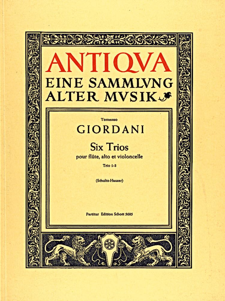 6 Trios: Trio 1-3. op. 12. flute, viola and cello. Partition. book