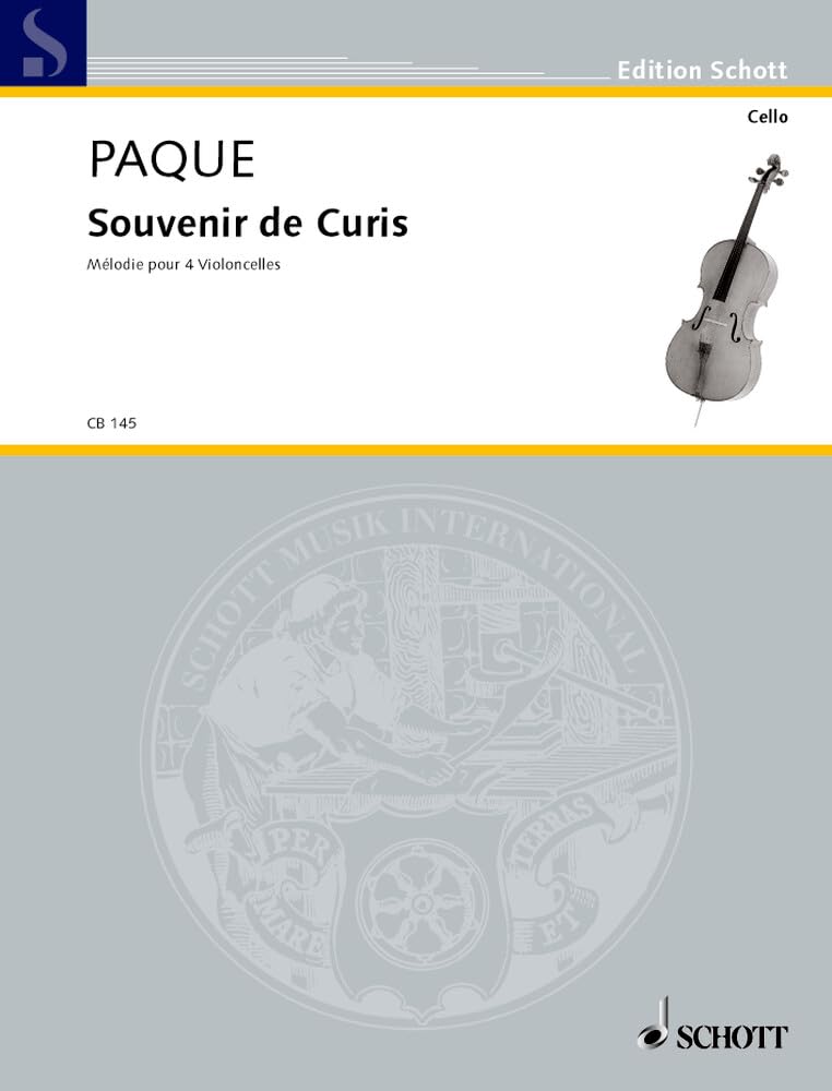Souvenir de Curis: 4 Violoncelli. Stimmensatz. (Cello-Bibliothek) Arts & Music