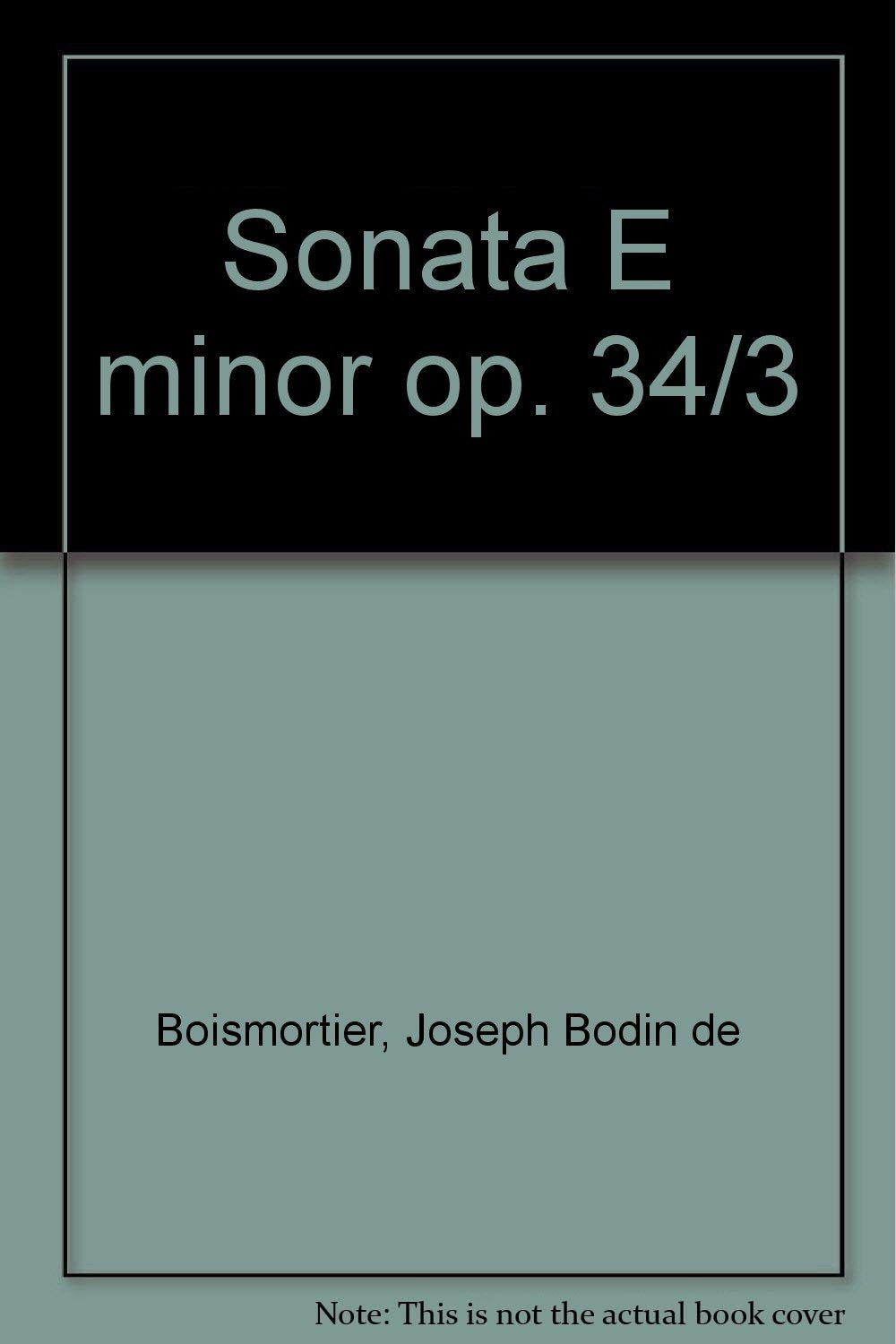 Sonate e-Moll: op. 34/3. 3 Melodie-Instrumente (Violinen, Flöten, Oboen) oder Streichorchester und Basso continuo (Cembalo, Klavier); Violoncello ... Fagott) ad libitum. Stimmensatz. (Concertino) Sheet Music