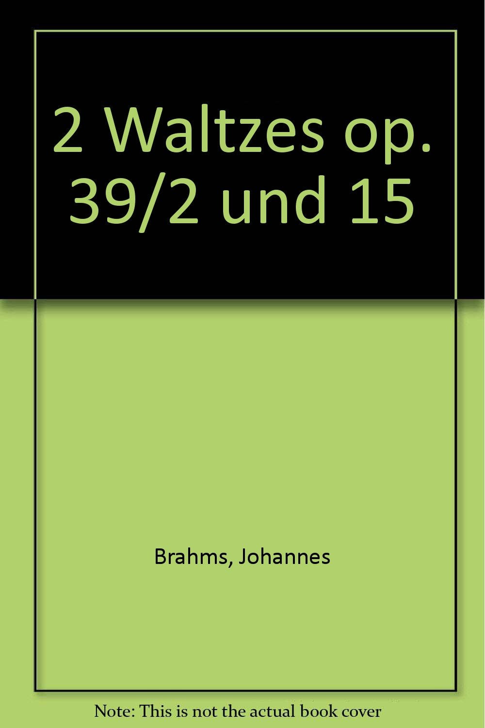 2 Walzer: op. 39/2 und 15. Salonorchester. Viola. (Domesticum) Sheet Music