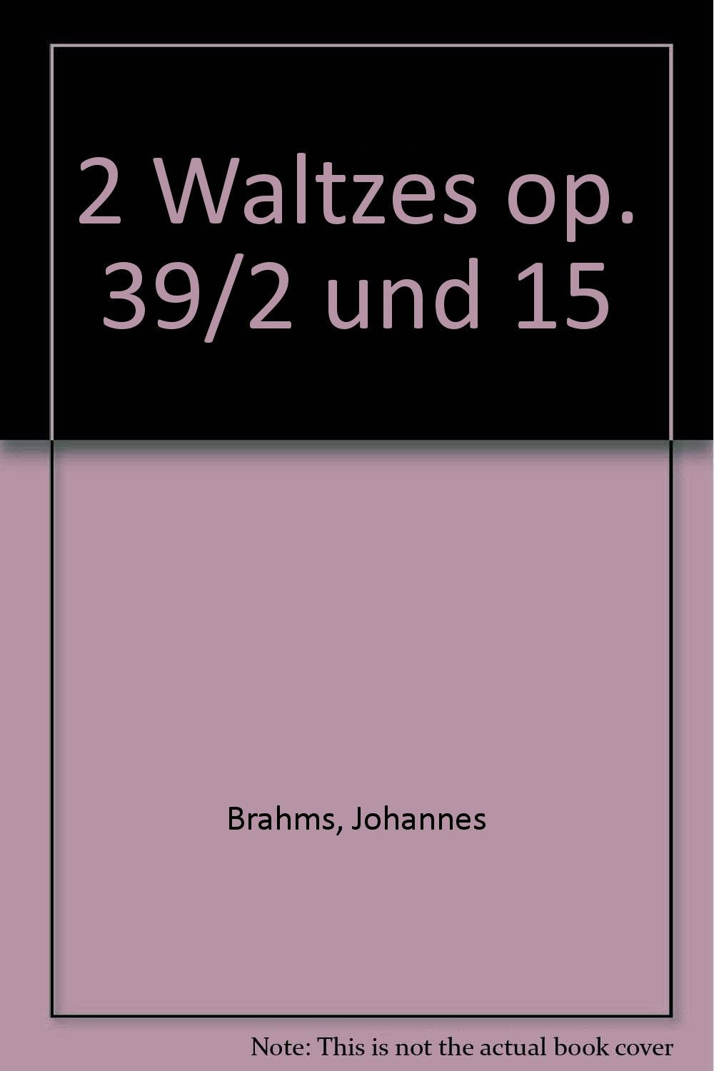 2 Walzer: op. 39/2 und 15. Salonorchester. Violoncello. (Domesticum) Sheet Music