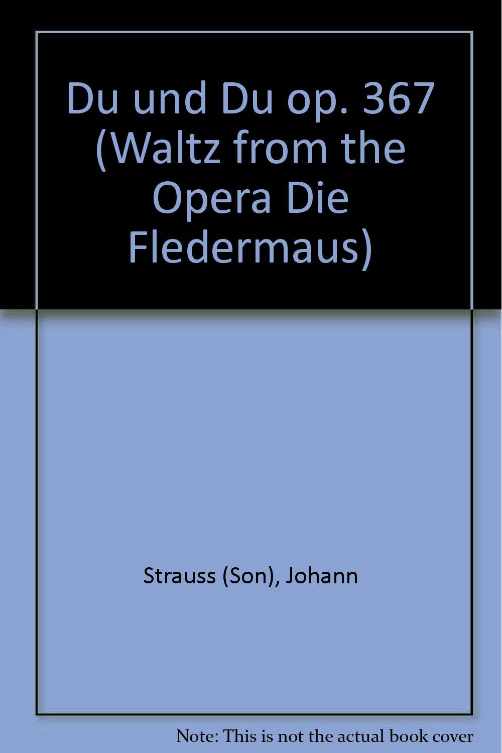 Du und Du: Walzer aus der Operette "Die Fledermaus". op. 367. Salonorchester. Violine II. (Domesticum) Sheet Music