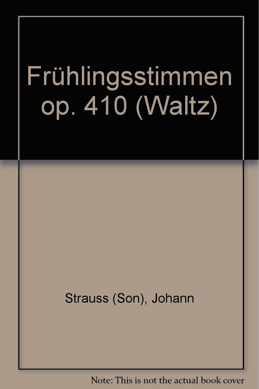 Frühlingsstimmen: Walzer. op. 410. Orchester. Salonorchester-Ergänzung (Zusatzstimmen für großes Orchester). (Domesticum) Sheet Music