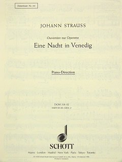 Eine Nacht in Venedig: Ouvertüre. Salonorchester. Klavierdirektion. (Domesticum) Sheet Music