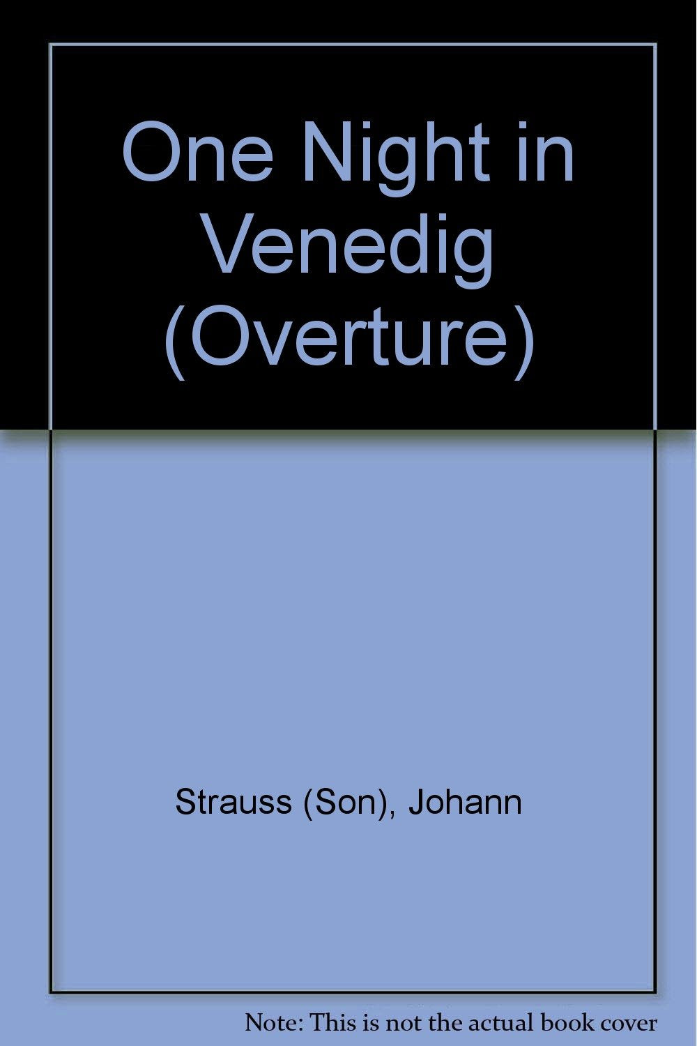 Eine Nacht in Venedig: Ouvertüre. Salonorchester. Violine obligat. (Domesticum) Sheet Music