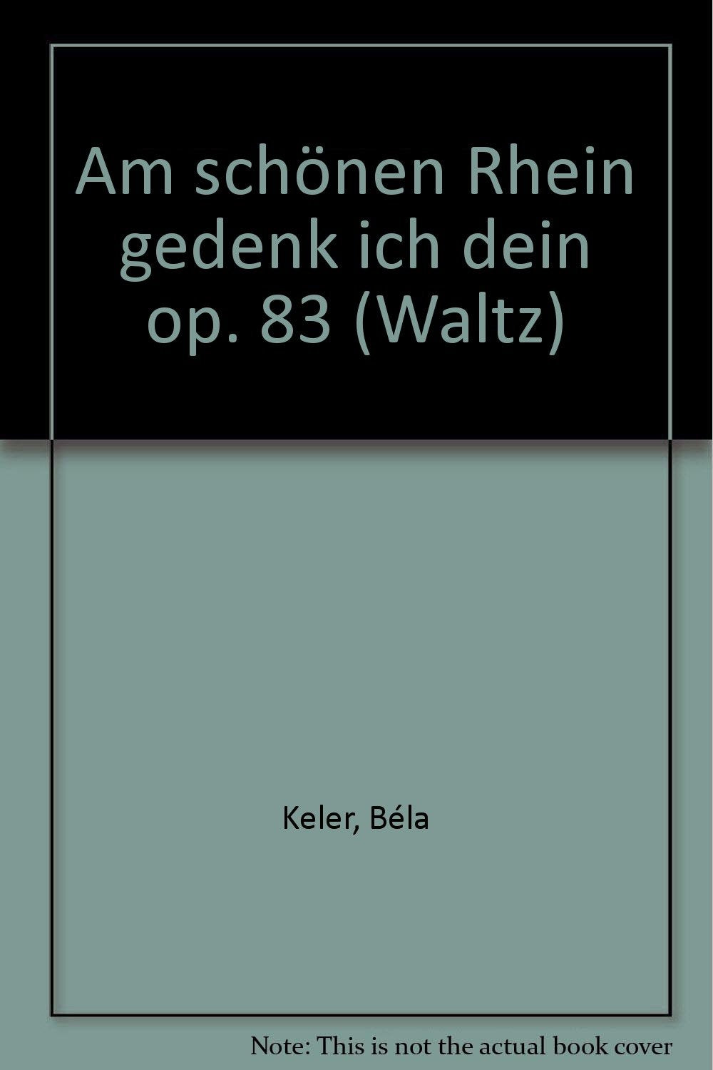 Am schönen Rhein gedenk ich dein: Walzer. op. 83. Salonorchester. Viola. (Domesticum) Sheet Music