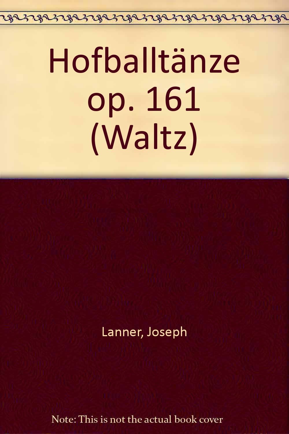Hofballtänze: Walzer. op. 161. Salonorchester. Kontrabass. (Domesticum) Sheet Music