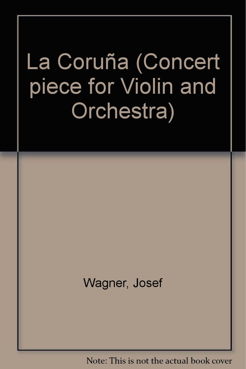 La Coruña: Konzertstück für Violine und Orchester. Salonorchester. Kontrabass. (Domesticum) Sheet Music