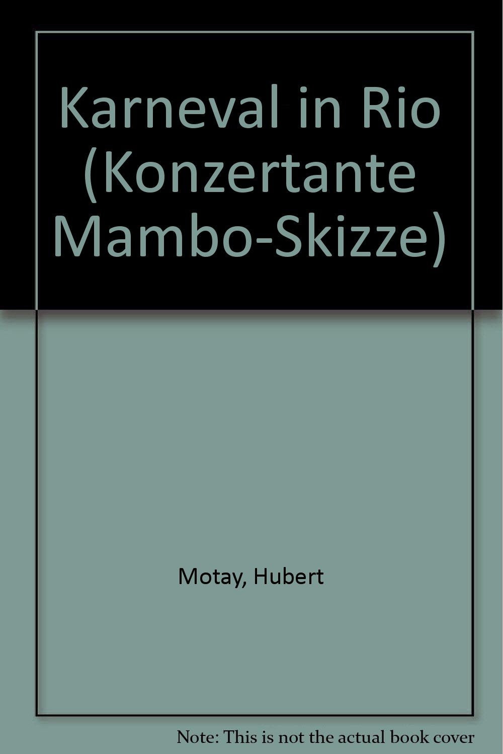 Karneval in Rio: Konzertante Mambo-Skizze. Salonorchester. Violine obligat. (Domesticum) Sheet Music