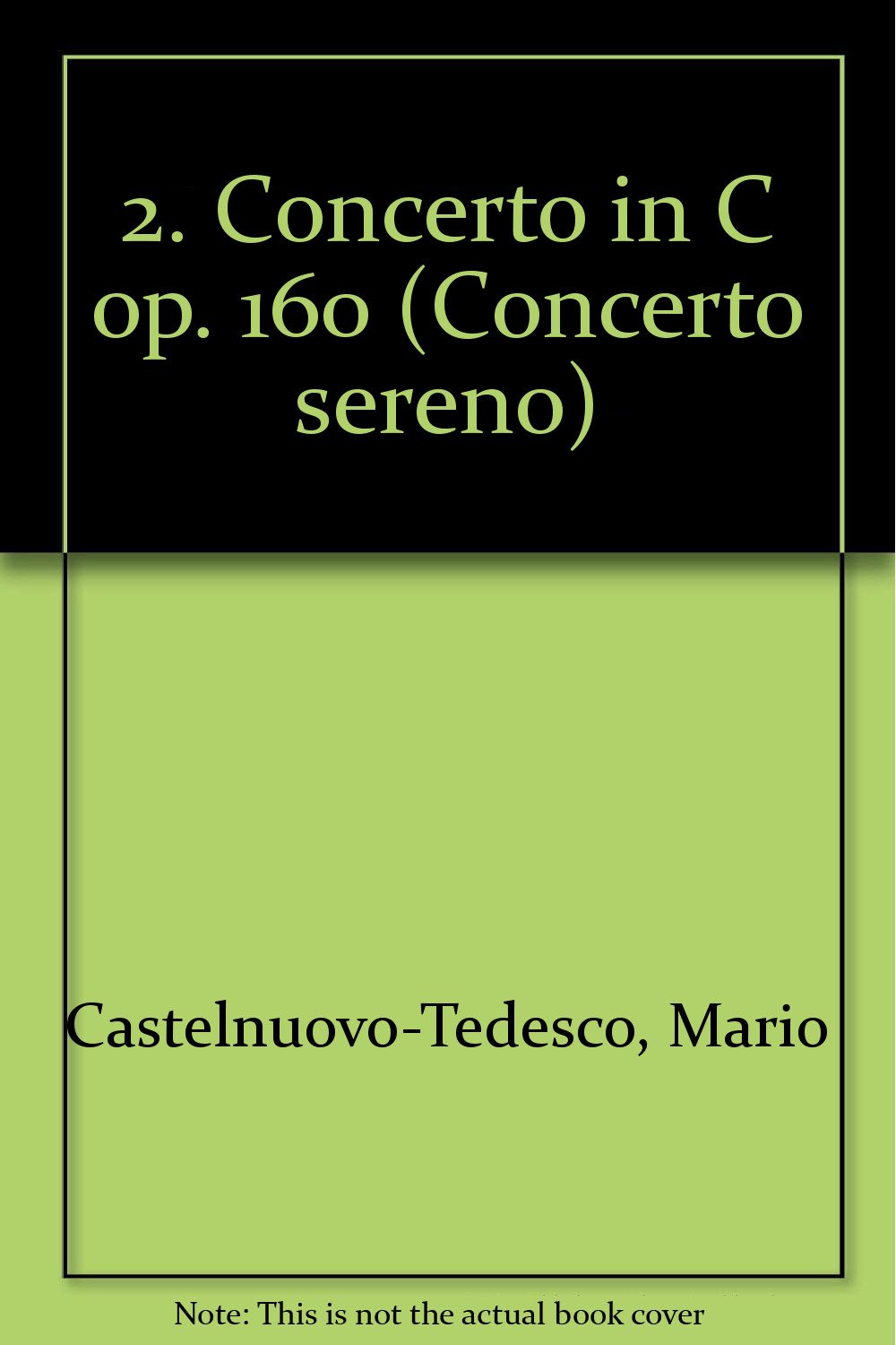 2. CONCERTO IN C OP. 160 -ENSEMBLE DE PARTITIONS Sheet Music