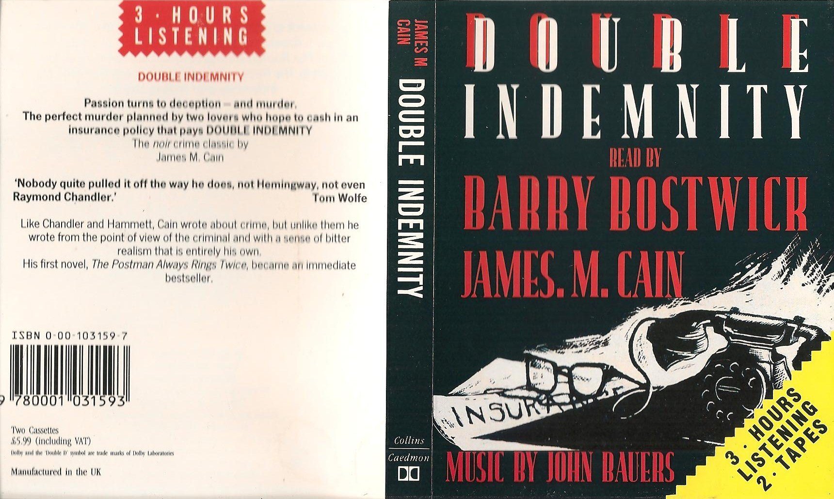 Double Indemnity 2tapes (Hanging) Books