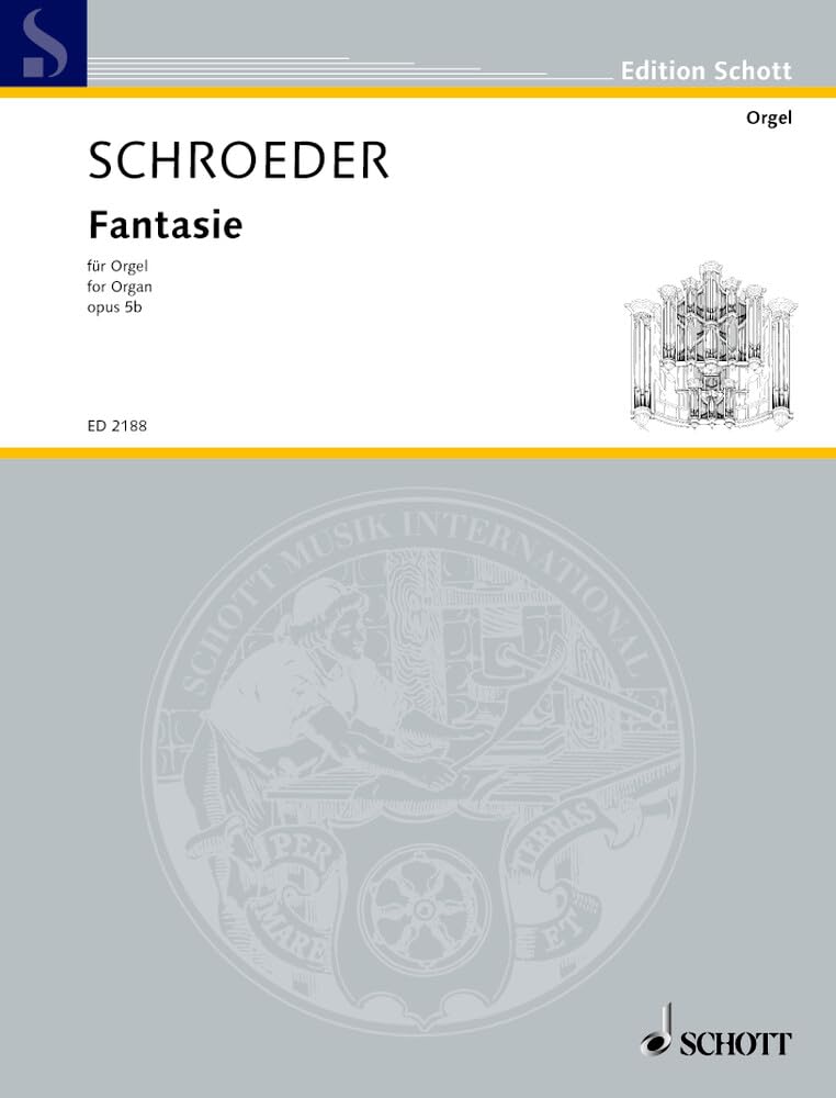 Fantaisie: op. 5b. Organ. book