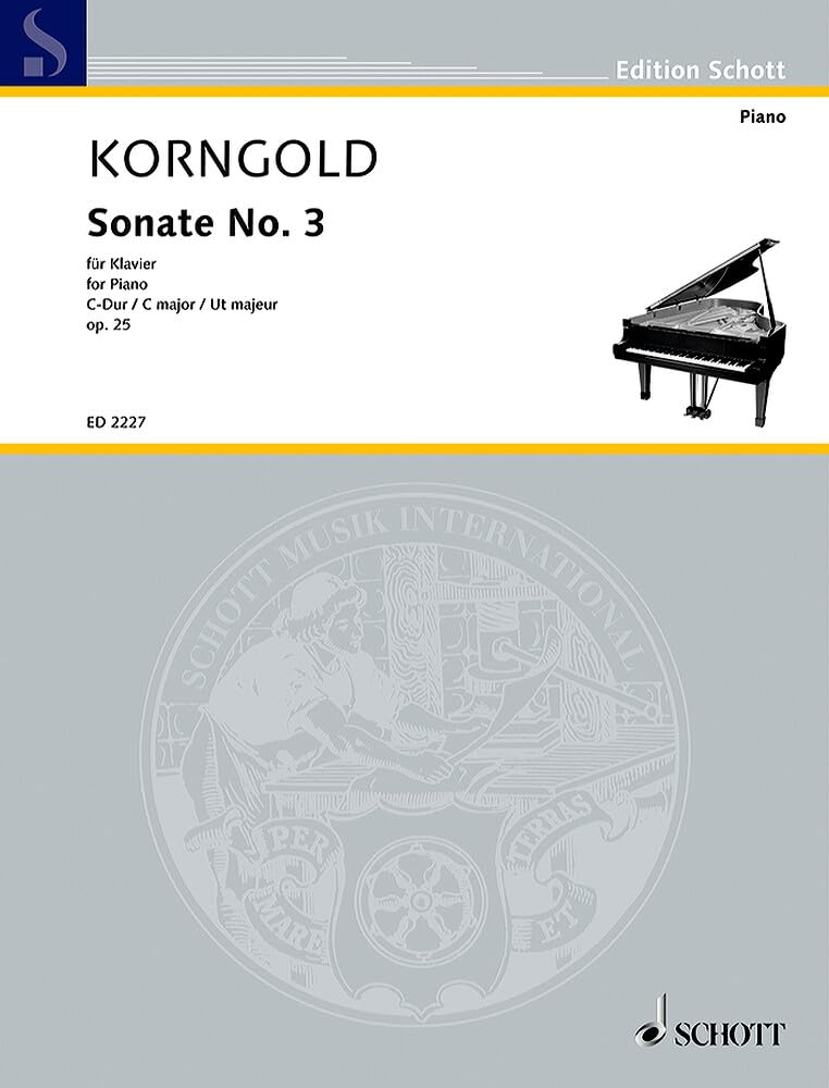 Sonata No. 3: op. 25. piano. book