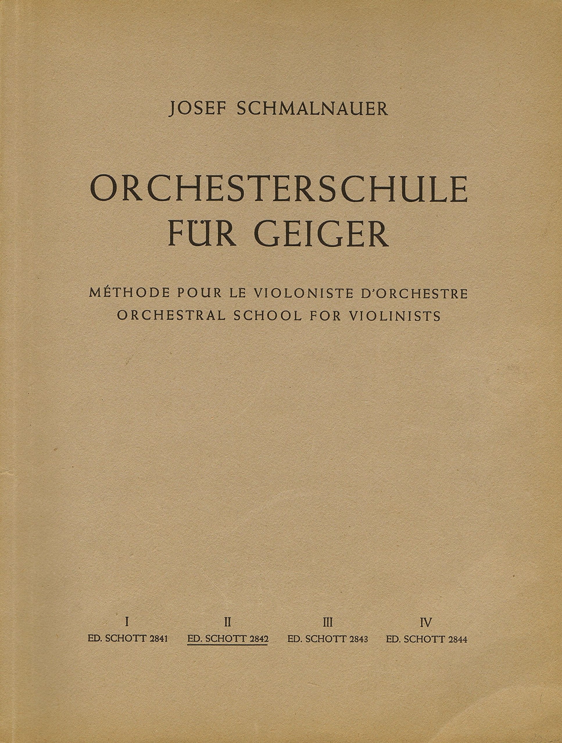 ORCHESTRAL SCHOOL FOR VIOLINISTS BAND 2 VIOLON Sheet Music