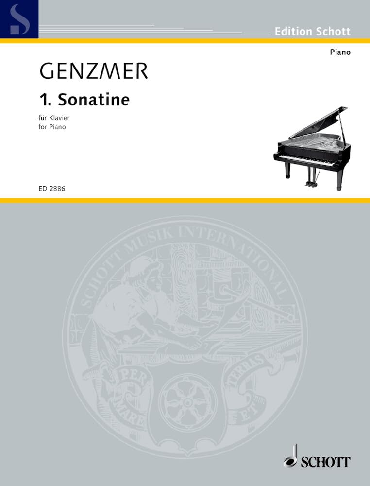 1. Sonatine: GeWV 369. Klavier. (Edition Schott) Sheet Music