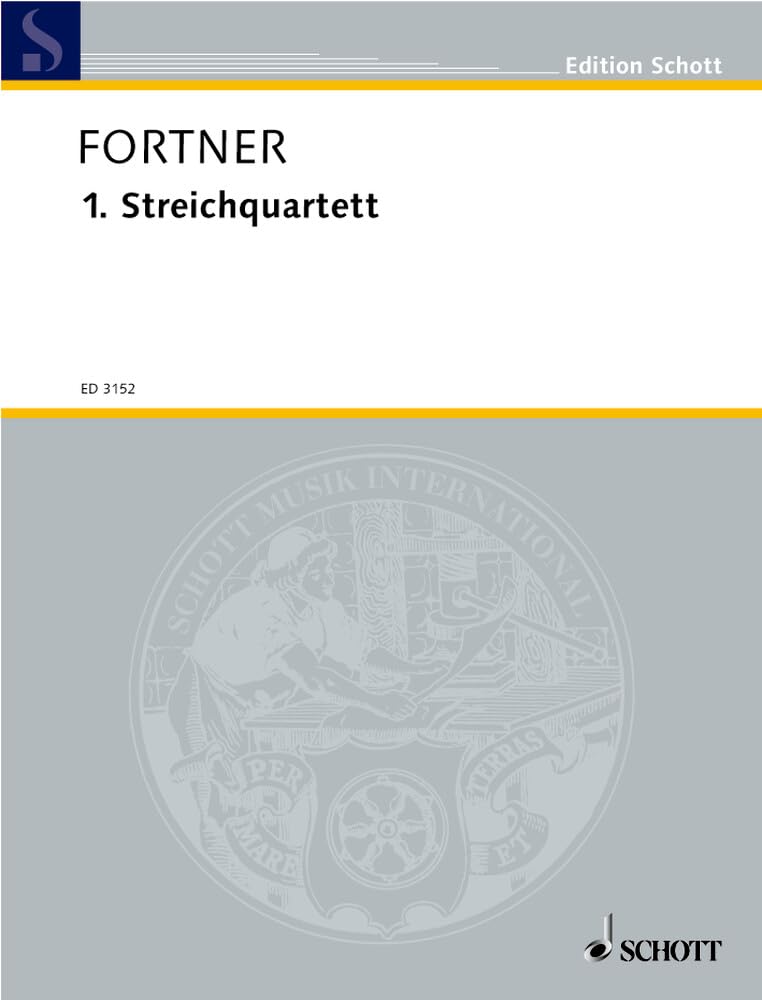 1. Streichquartett: Streichquartett. Stimmensatz. (Edition Schott) Sheet Music
