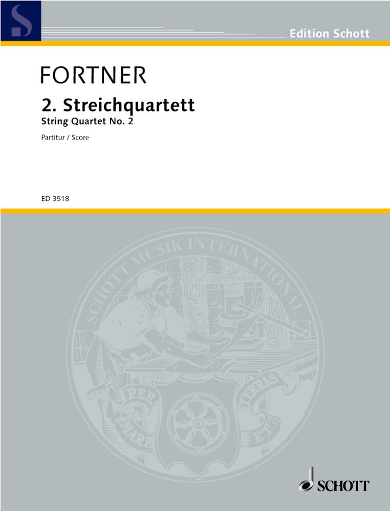 2. Streichquartett: Streichquartett. Studienpartitur. (Edition Schott) Sheet Music