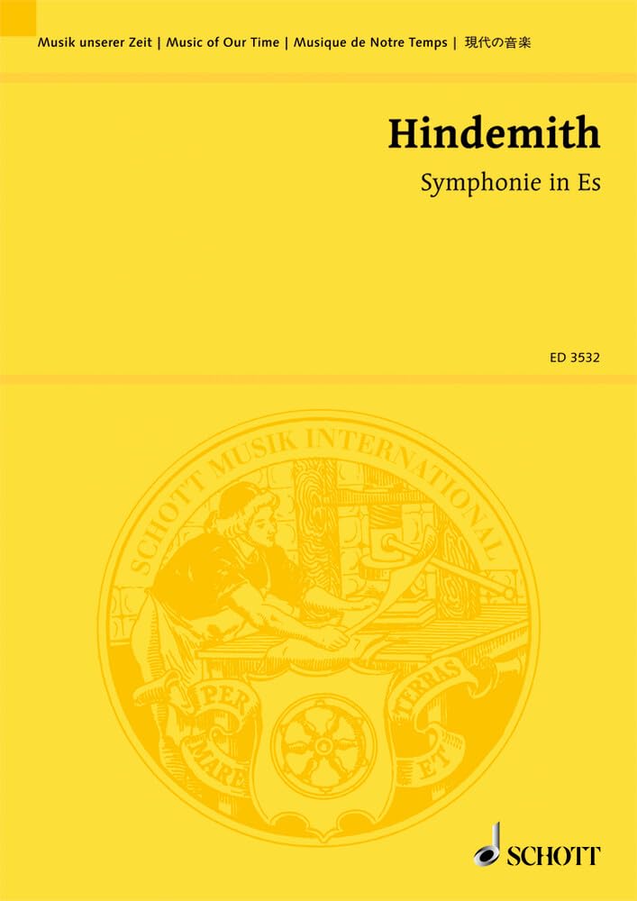 Symphonie in Es: großes Orchester. Studienpartitur. (Musik unserer Zeit) Sheet Music