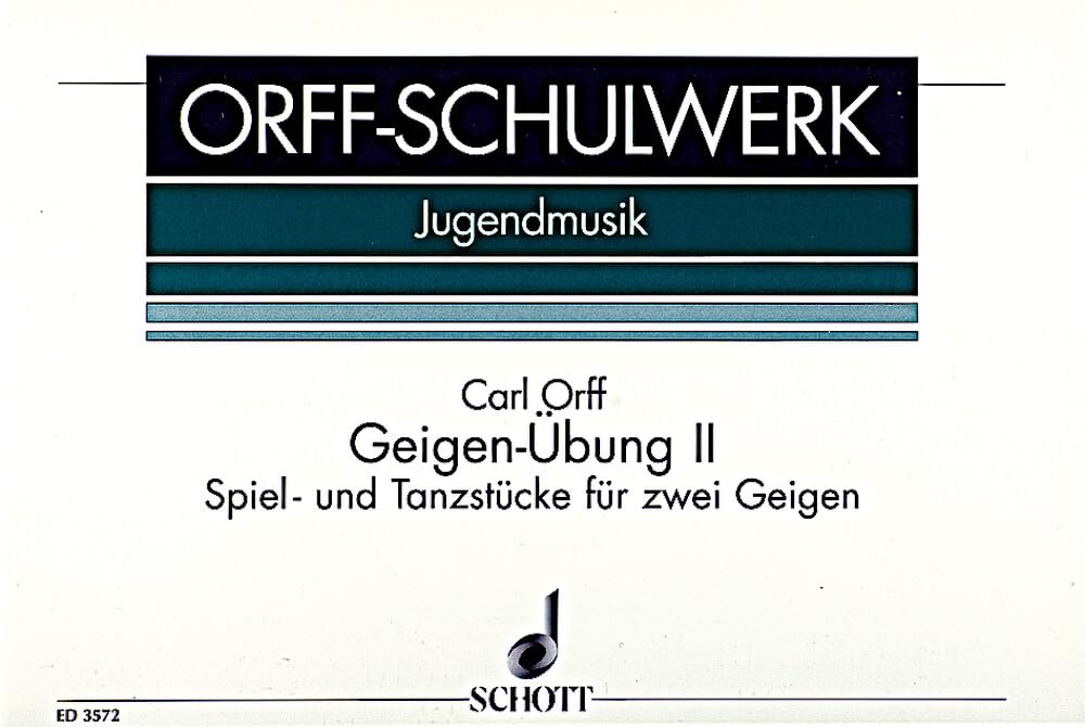 Geigen-Übung: Spiel- und Tanzstücke für zwei Geigen. Heft 2. 2 Violinen. Spielpartitur. (Orff-Schulwerk, Heft 2) Film, Art & Culture