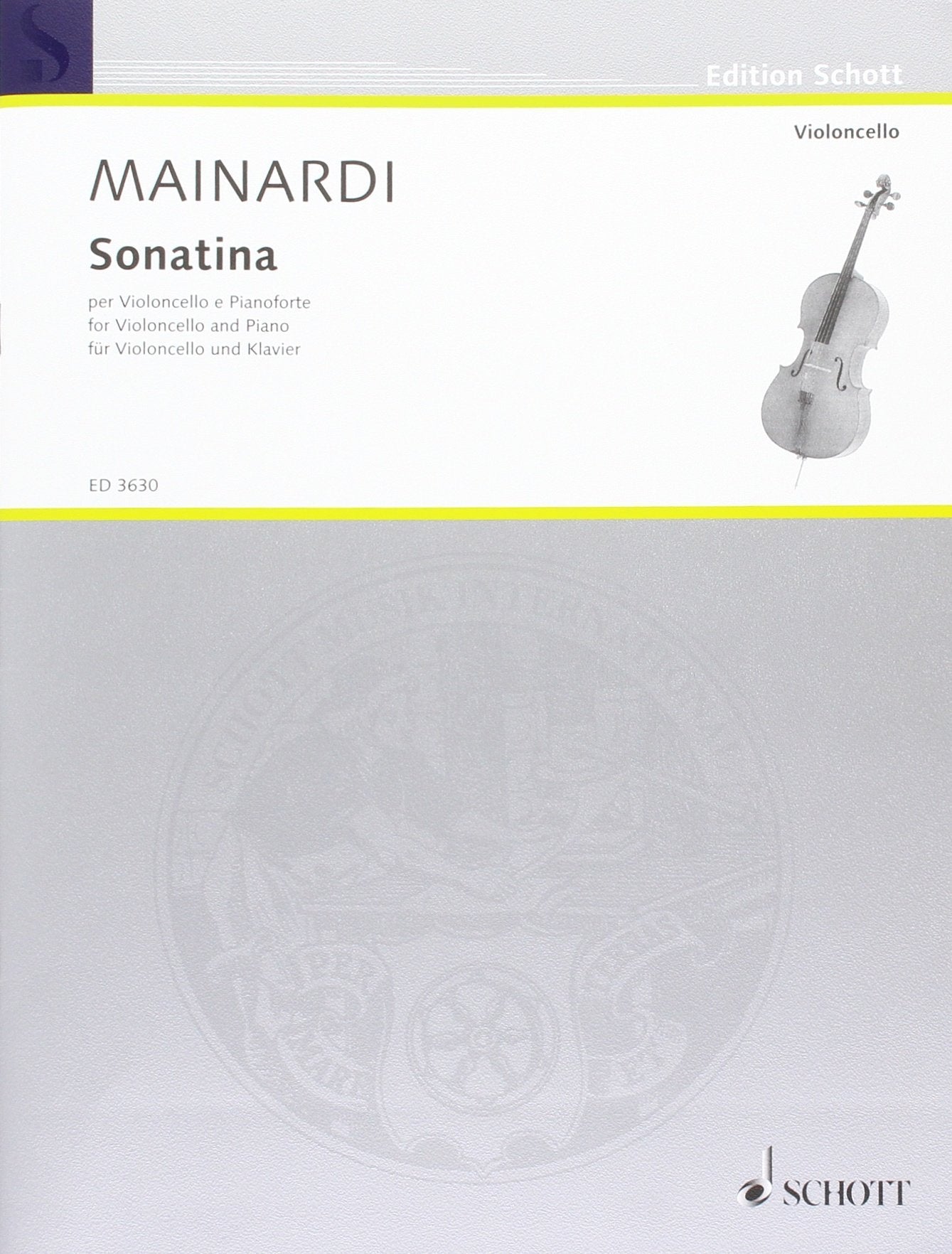 Sonatina: Violoncello und Klavier. Sheet Music