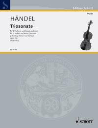 Nine Trio Sonatas: op. 2. 2 violins and basso continuo; cello ad libitum. Sheet Music