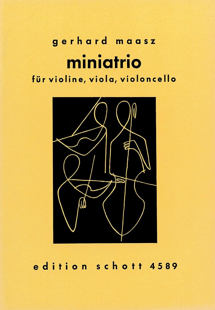 Miniatrio: Violine, Viola und Violoncello. Partitur. Sheet Music