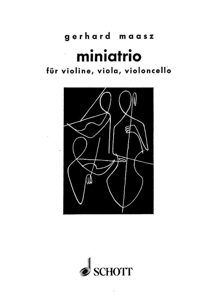 Miniatrio: Violine, Viola und Violoncello. Stimmensatz. Sheet Music