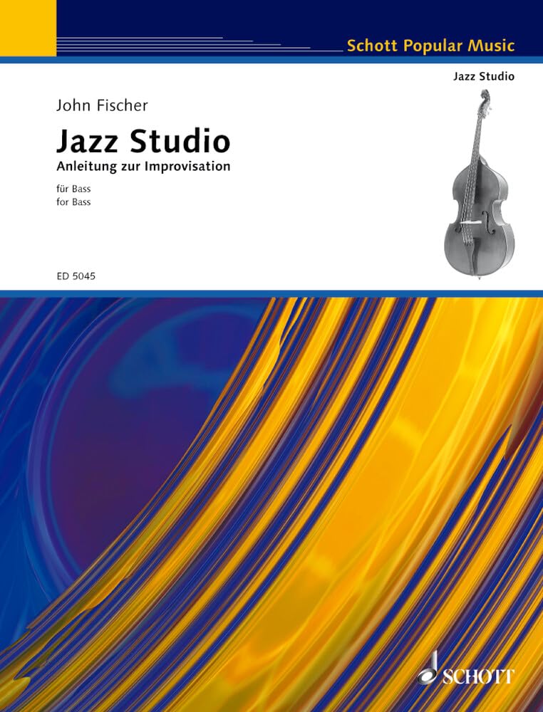 Jazz-Studio - Anleitung zur Improvisation: Kontrabass. (Schott Popular Music) Sheet Music