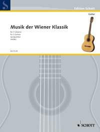Musik der Wiener Klassik: 3 guitars (2 octave guitars ad libitum). Partition d'exécution. Arts & Music