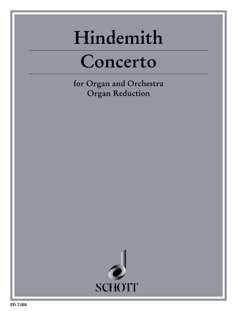 Concerto: Orgel und Orchester. Orgelauszug. Sheet Music