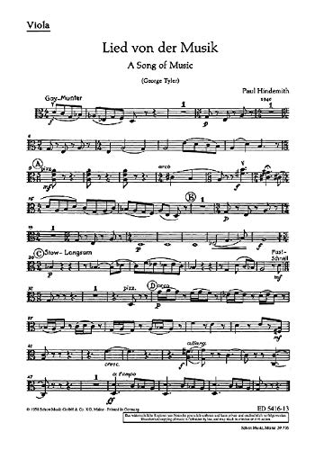 A SONG OF MUSIC Sheet Music