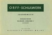 Bläser-Übung: Band 1. Blechblasinstrumente. Spielpartitur. (Orff-Schulwerk, Band 1) Sheet Music