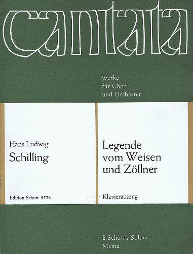 Legende vom Weisen und Zöllner: Legende von der Entstehung des Buches Taoteking. gemischter Chor (SATB), Soli, Sprechgesang und Orchester. Klavierauszug. Books