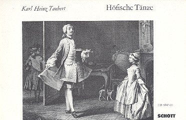Höfische Tänze: Ihre Geschichte und Choreographie. Tasten-Instrumente. Sheet Music