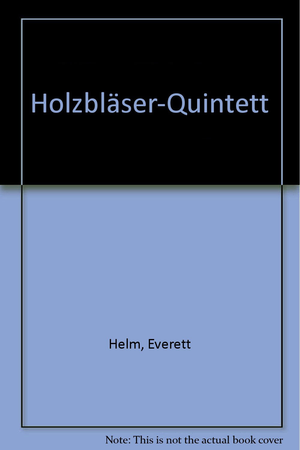 Holzbläser-Quintett: Bläserquintett. Stimmensatz. Sheet Music