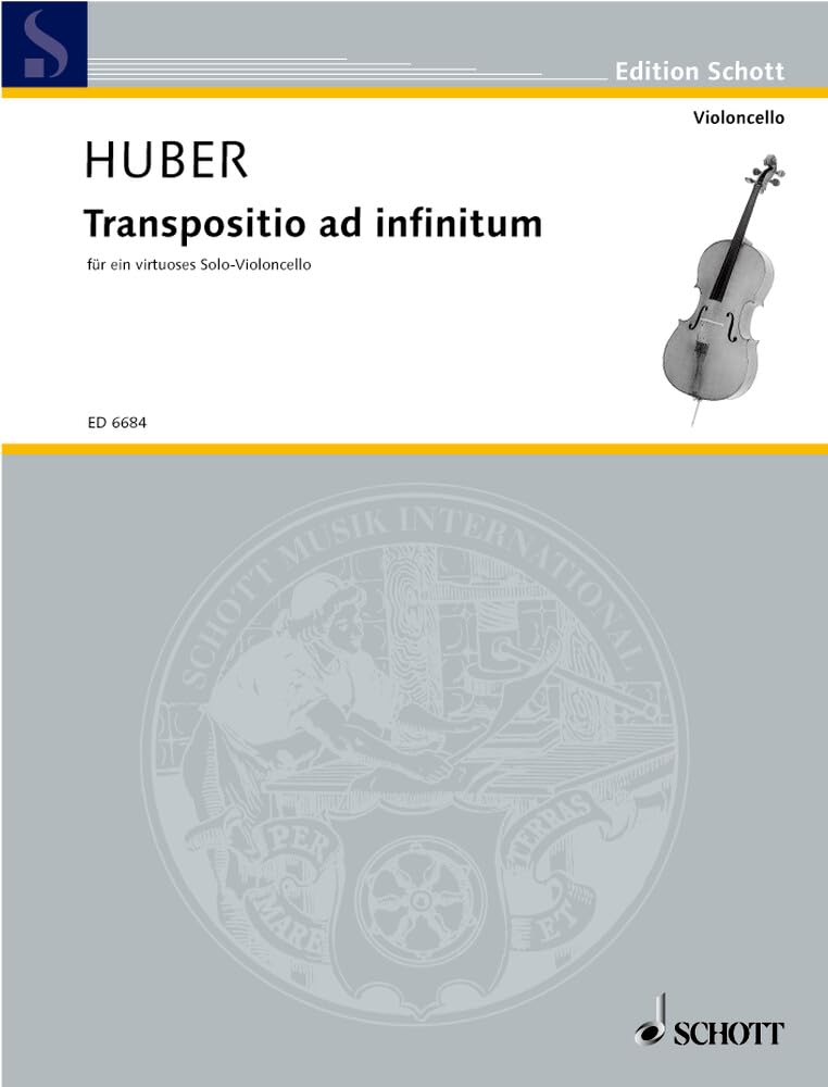 Transpositio ad infinitum: for a virtuoso cello. cello. book