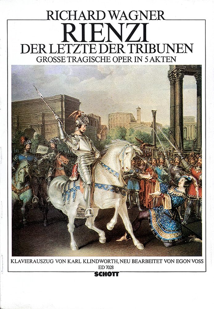 Rienzi, der Letzte der Tribunen: Große tragische Oper in fünf Akten. WWV 49. Klavierauszug. Sheet Music