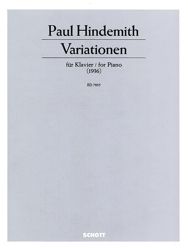 Variationen: ursprünglich als zweiter Satz für die 1. Klaviersonate vorgesehen. Klavier. Sheet Music