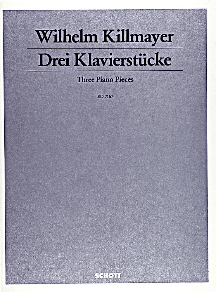 Drei Klavierstücke: (I-III). Klavier. Sheet Music
