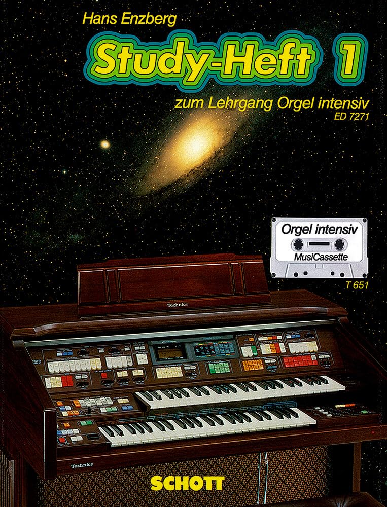 Orgel intensiv: Professionelles Training für den fortgeschrittenen E-Organisten in 5 Bänden mit 20 Lektionen; zum Lehrgang Orgel intensiv. Study-Heft 1 mi. E-Orgel. Sheet Music