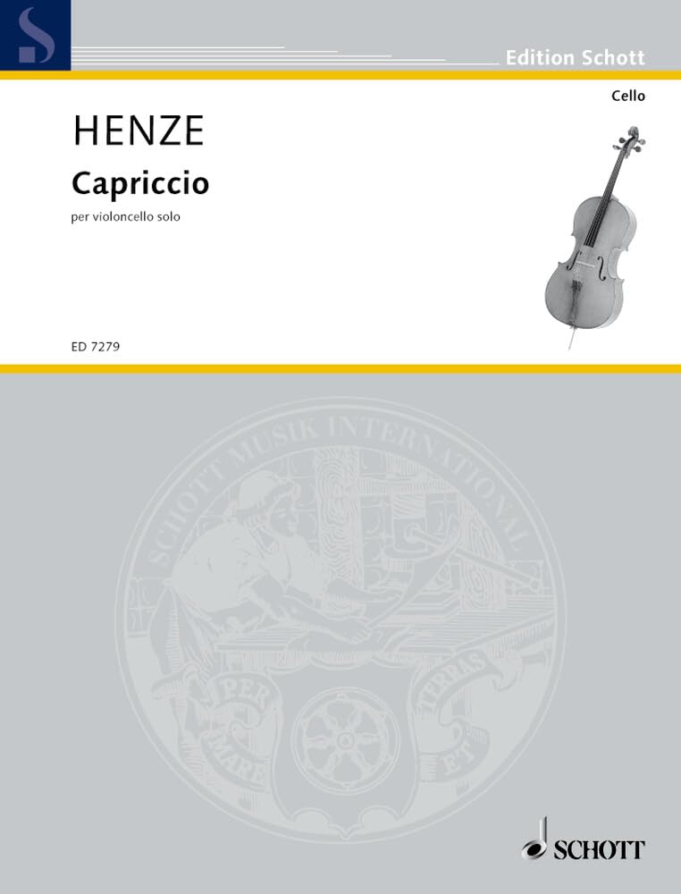 Capriccio: für Violoncello solo. cello. book