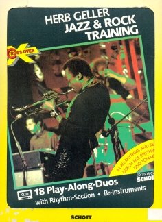 Cross Over: Jazz & Rock Training. Instrument in B. Ausgabe mit MC. Sheet Music