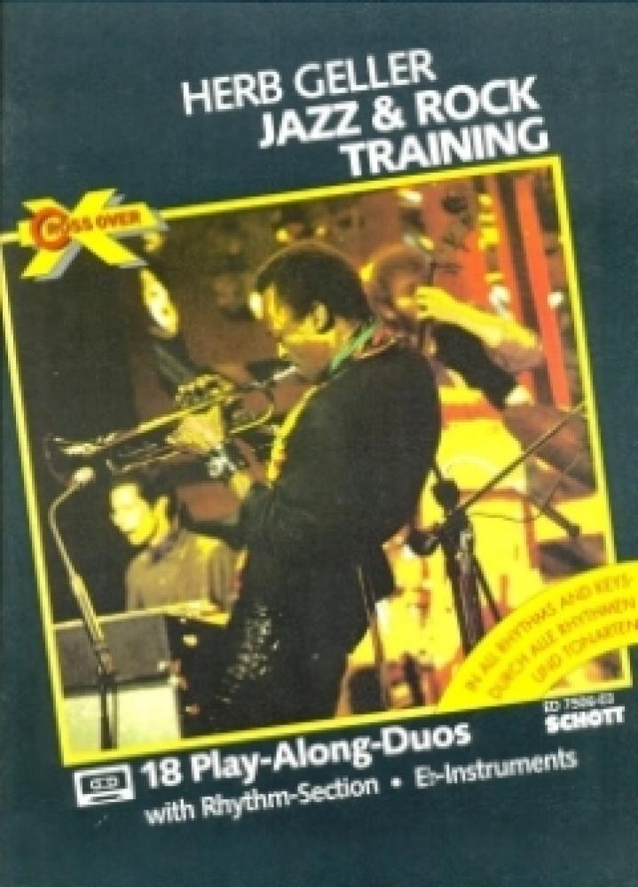 Cross Over: Jazz & Rock Training. Instrument in Es. Ausgabe mit MC. Sheet Music