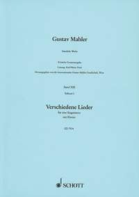 Sämtliche Werke: Verschiedene Lieder. Band XIII, 5. Singstimme und Klavier. Sheet Music