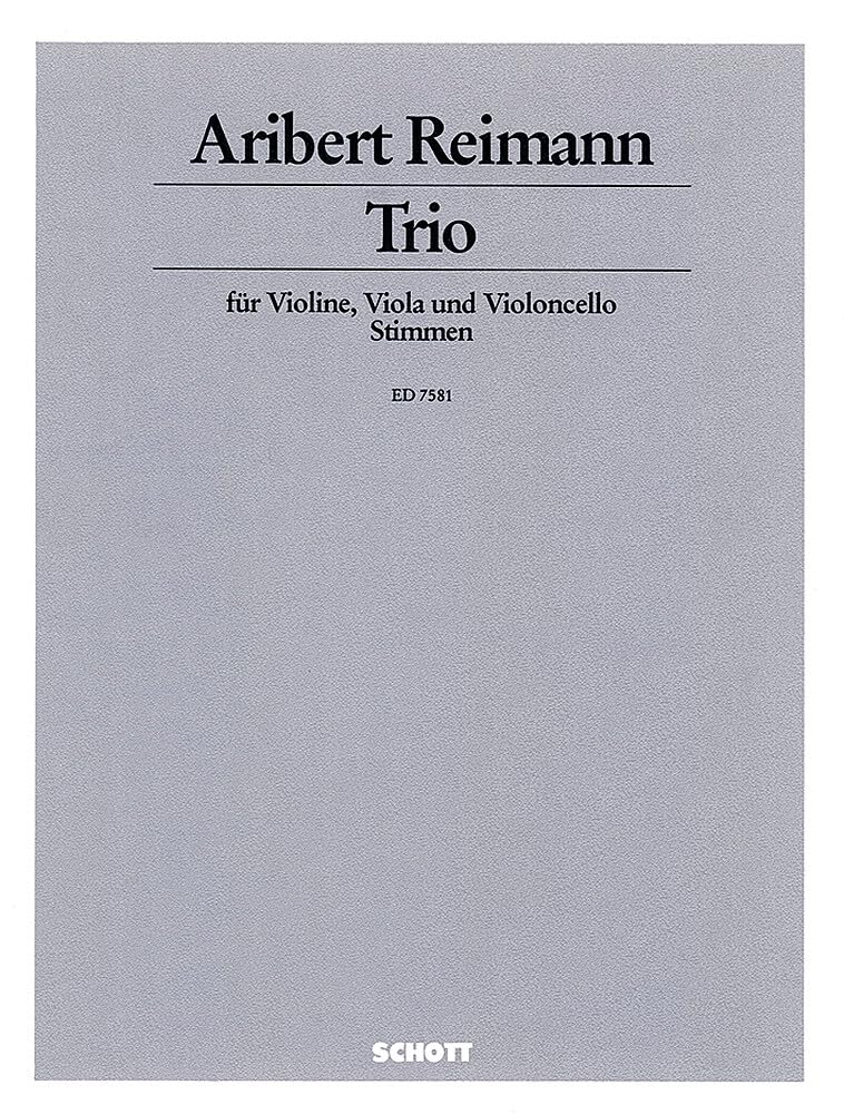 Trio: Violine, Viola und Violoncello. Stimmensatz. Sheet Music