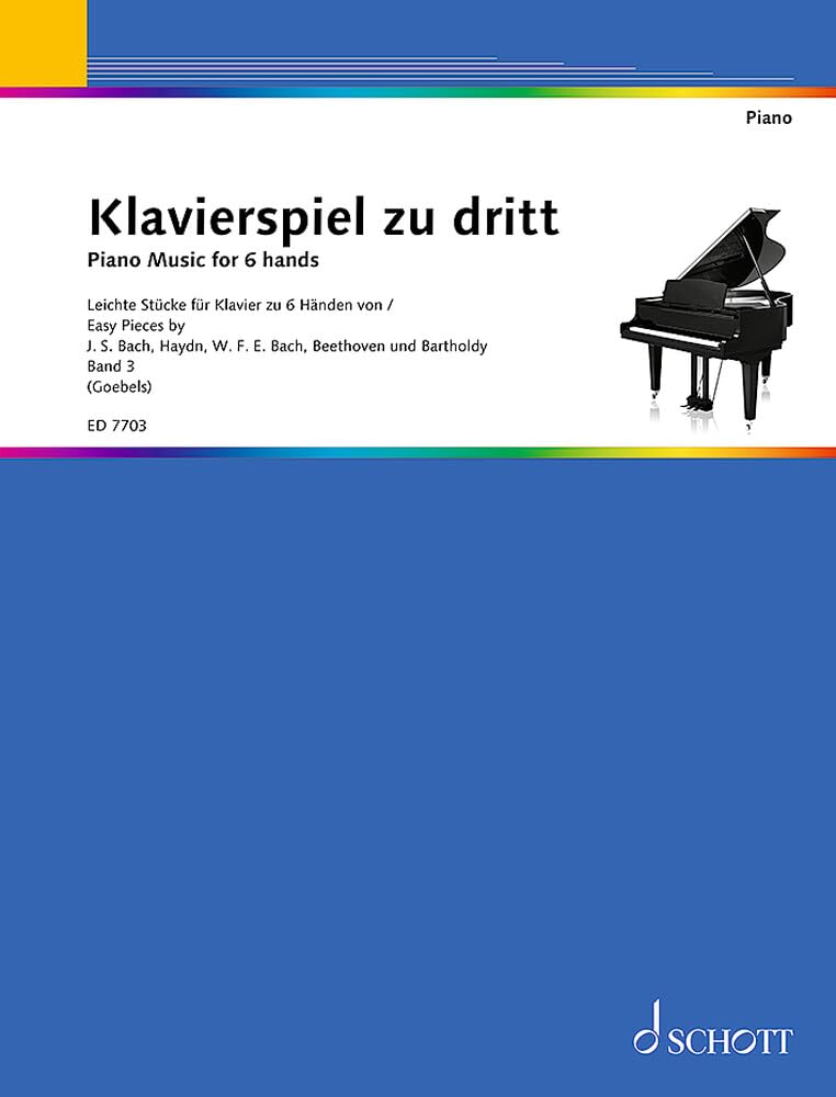 Klavierspiel zu dritt: Musik für Klavier zu 6 Händen. Band 3. Klavier 6-händig. Sheet Music
