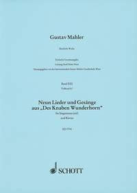 Sämtliche Werke: 9 Lieder und Gesänge. voice and piano. grave. book
